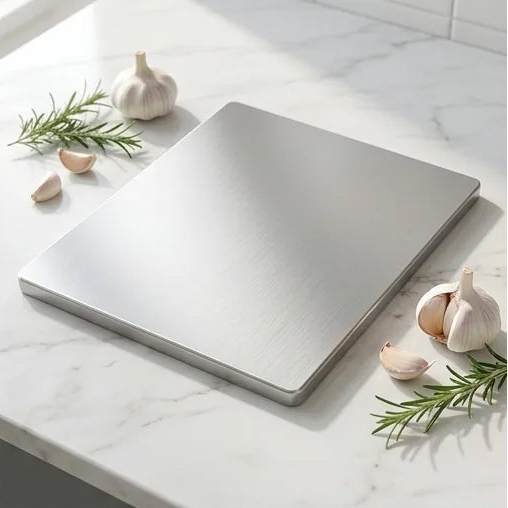 Stainless steel cutting board