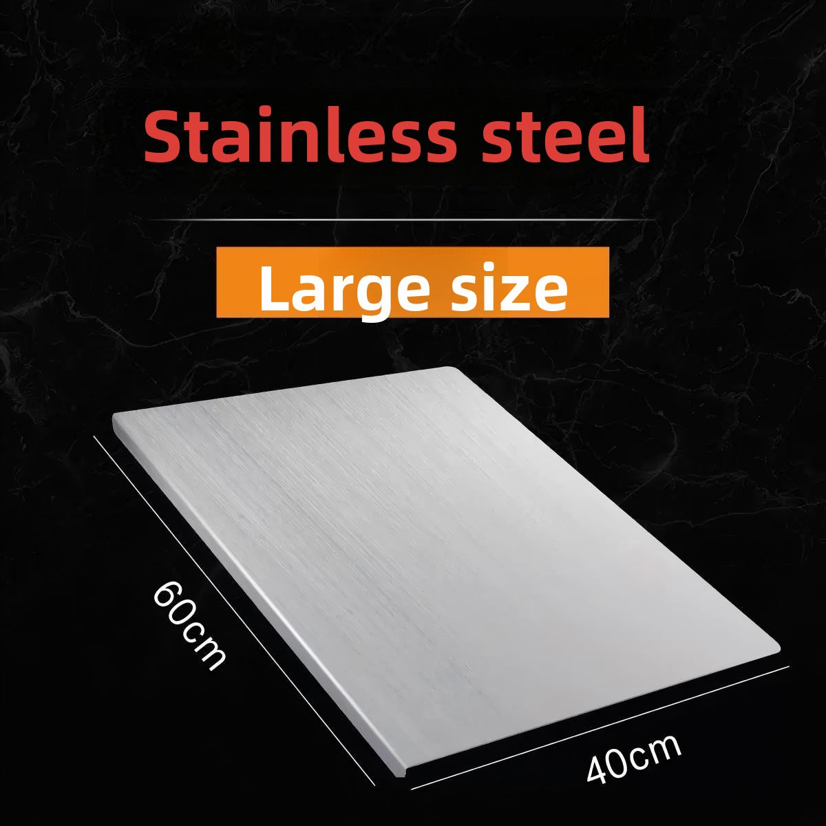 Stainless steel cutting board