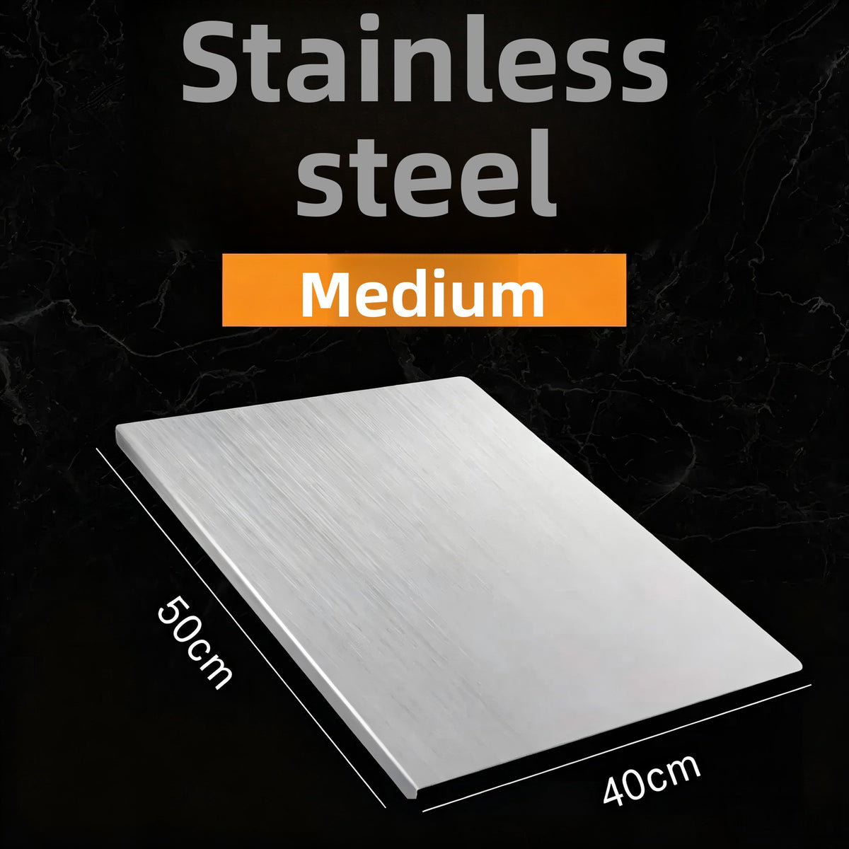 Stainless steel cutting board